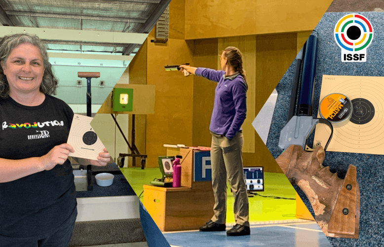 Two women displaying paper and wood, showcasing their project